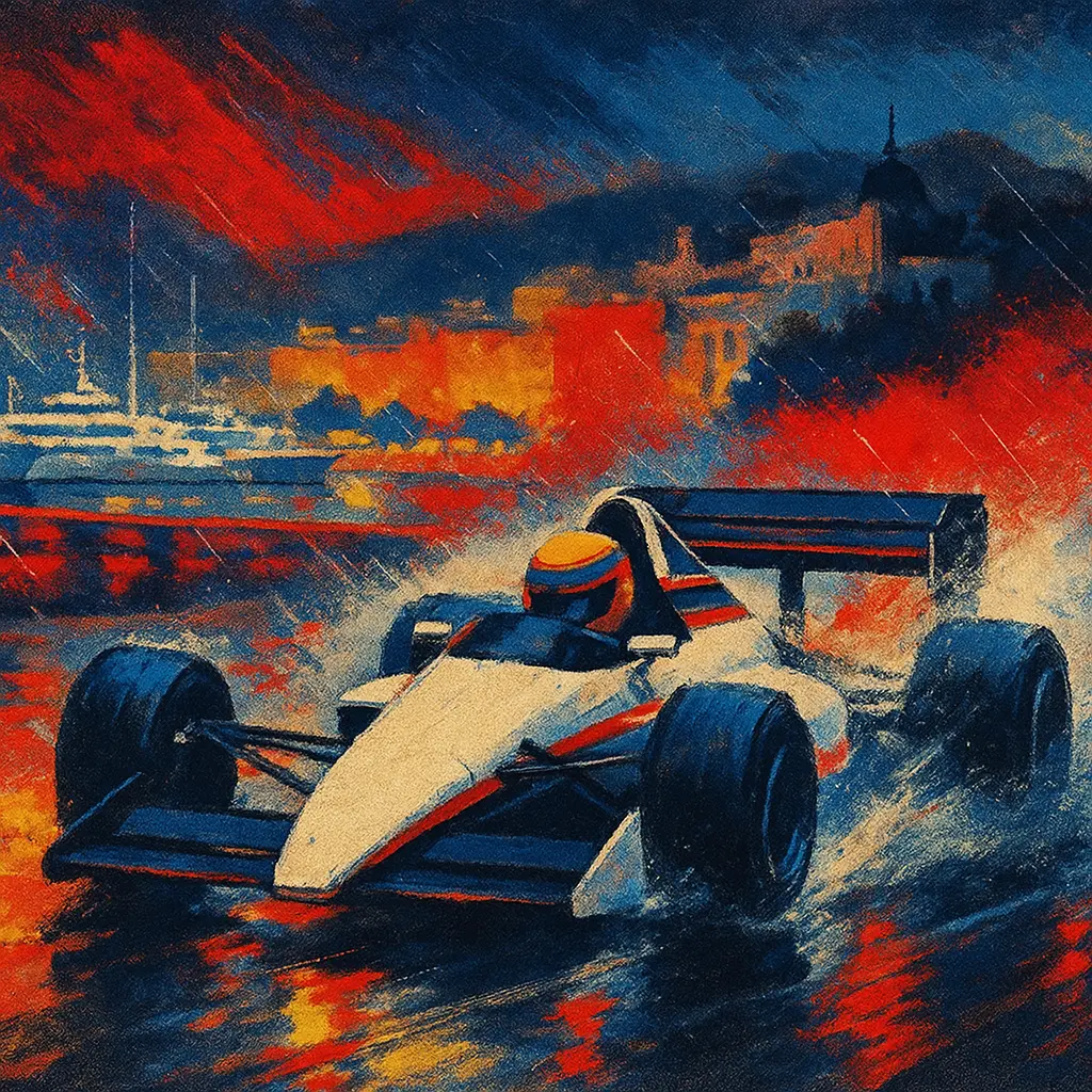 Monaco 1984 race poster