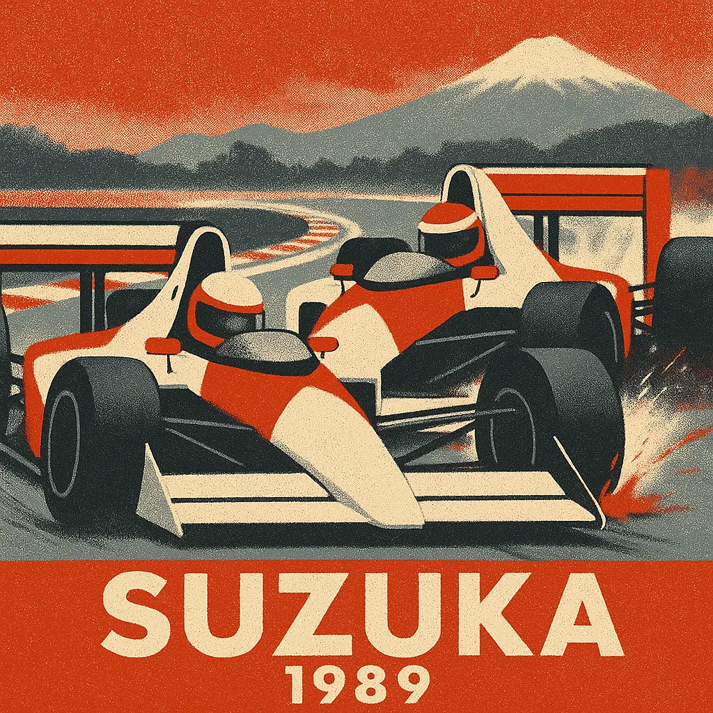Suzuka 1989 race poster